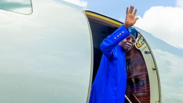 Tinubu Depart To UK For Two-Week Annual Leave