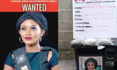 Ex-Beauty Queen Aderinoye Is Wanted By The NDLEA For Drug Dealing