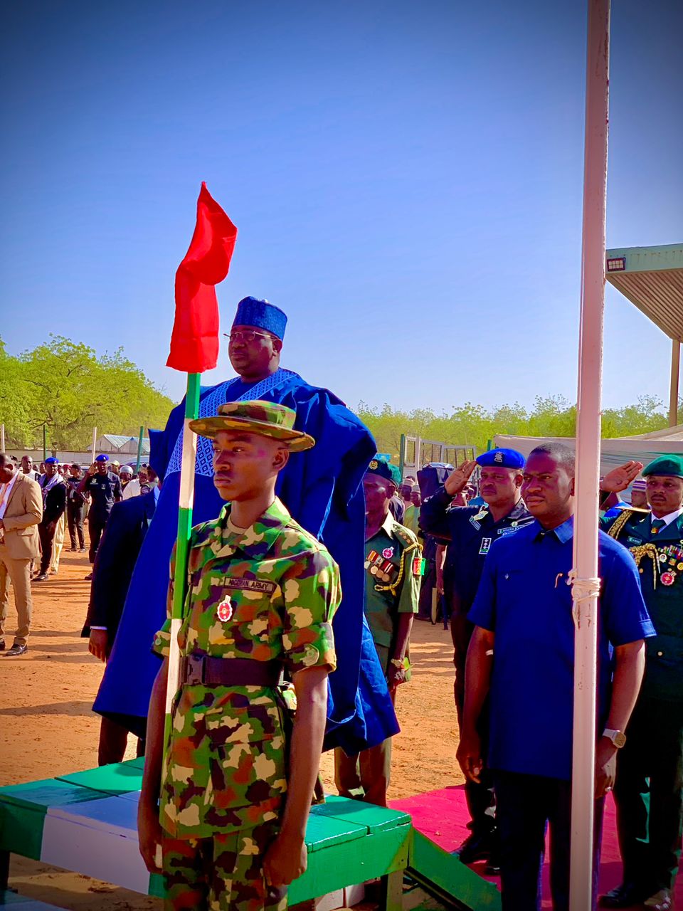 Gov. Idris Lays Wreath In Memory Of Nigerian Fallen Heroes