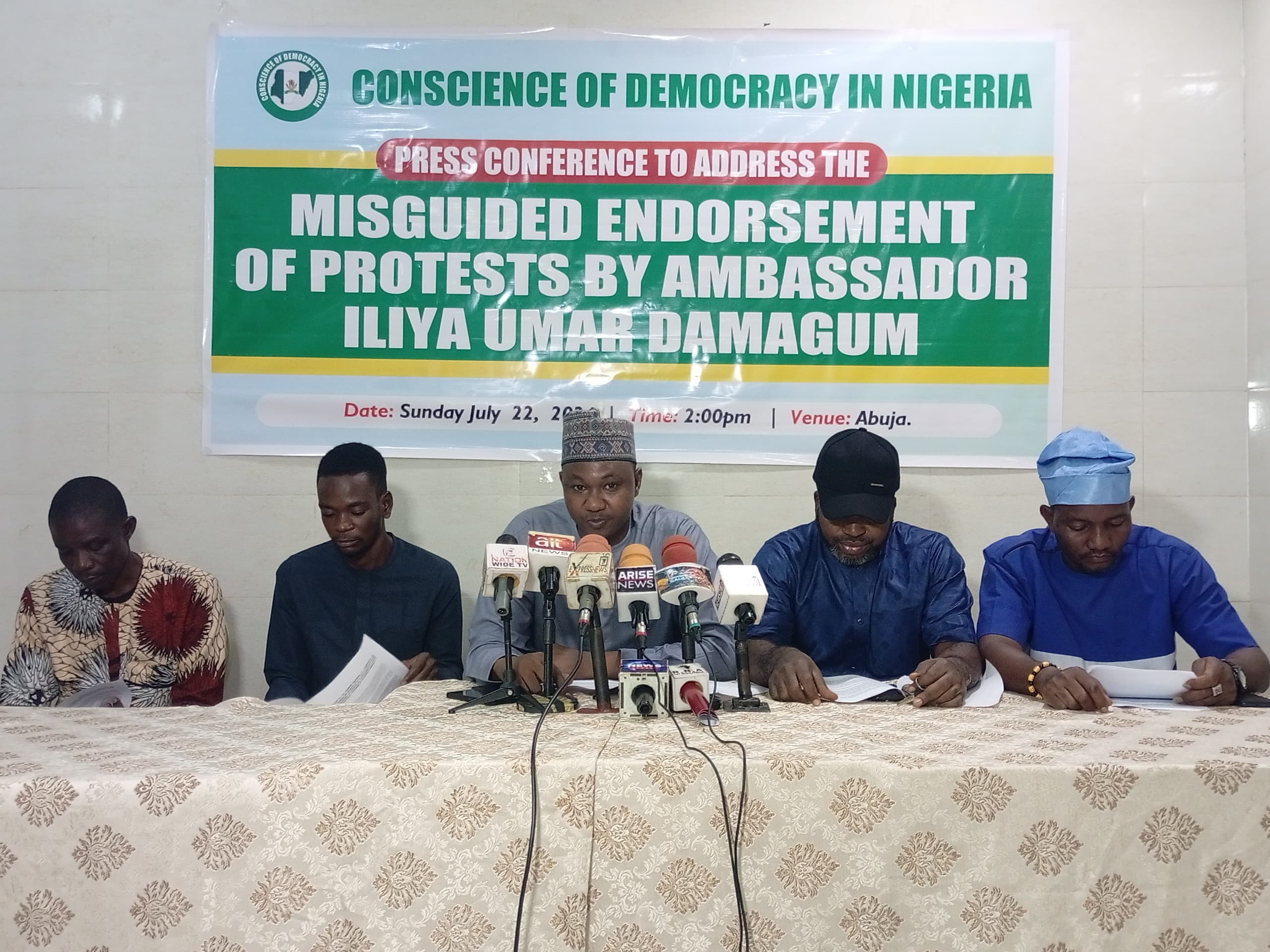 Pro-Democracy Group  Wants PDP Acting Chairman, Damagum Arrested For Supporting August 1 Protest