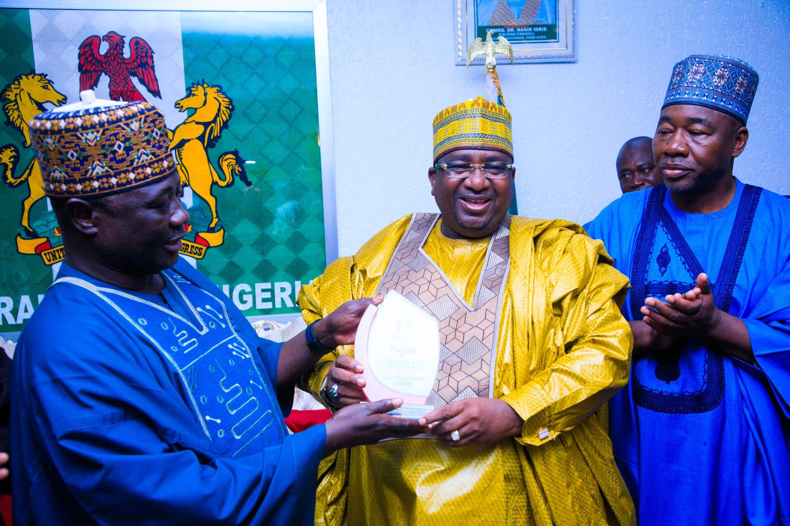 Command Science Secondary School Boys, Jega, Confers Award of Excellence on Gov. Idris