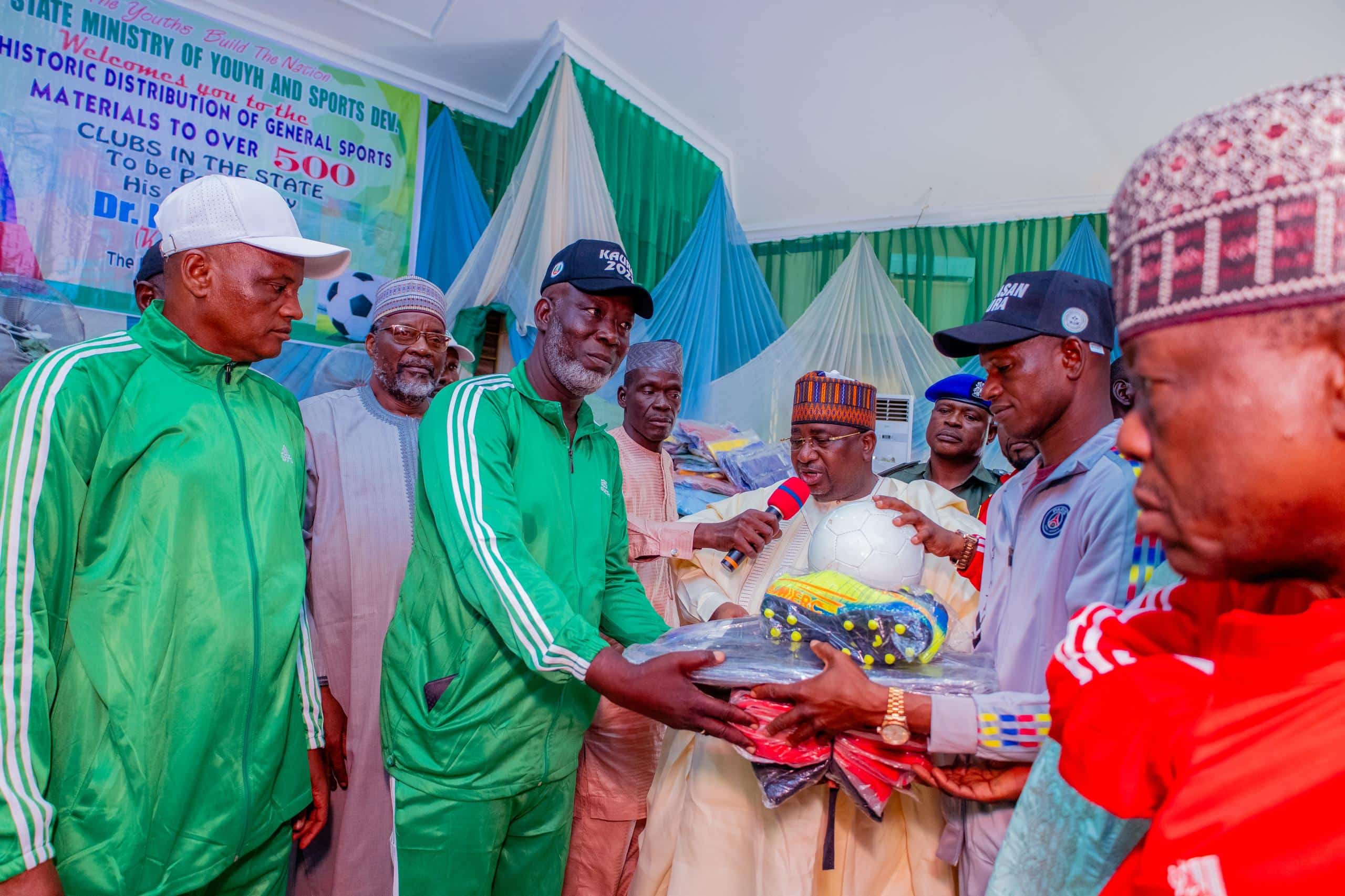 Gov Idris Inaugurates Distribution Of Sports Materials To 500 Clubs