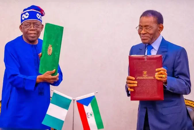 Mbasogo, Tinubu Sign Agreement On Gulf Of Guinea Gas Pipelines