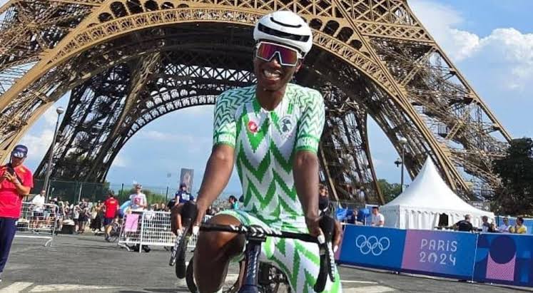 Paris 2024: Nigerian Cyclist Borrows Bicycle From German Team At Olympics