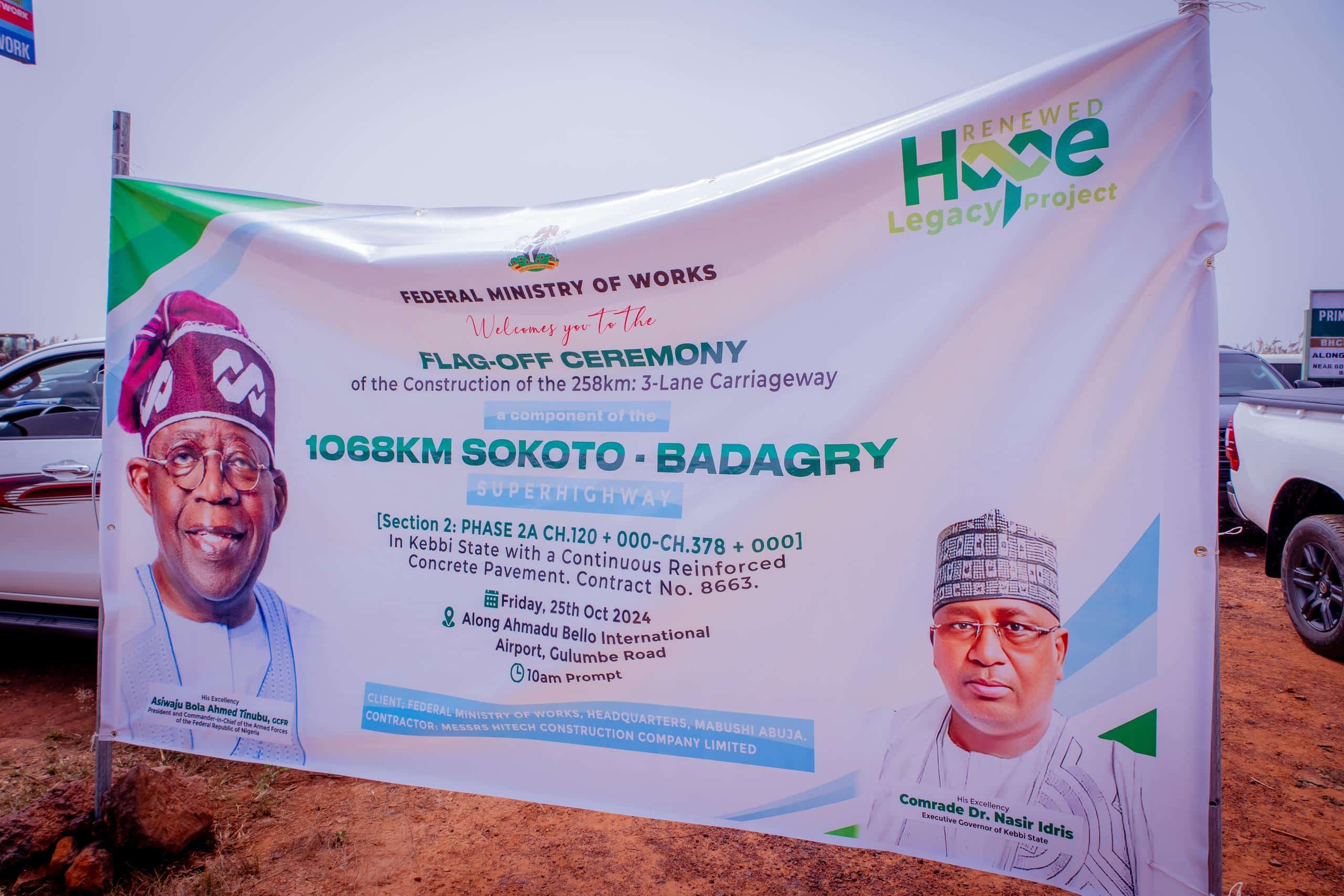 Construction of 258 km Kebbi Sector of Sokoto-Badagry Super Highway Commences