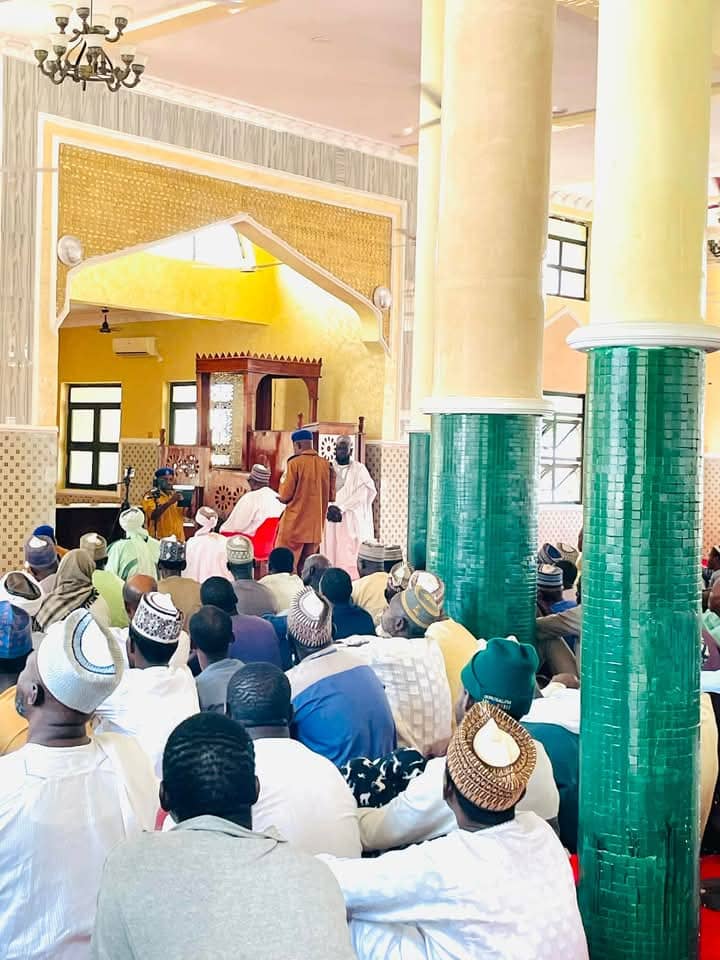 Gov Idris Commissions Renovated Sheikh Abbas Jega Jumu'a Mosque, Birnin Kebbi